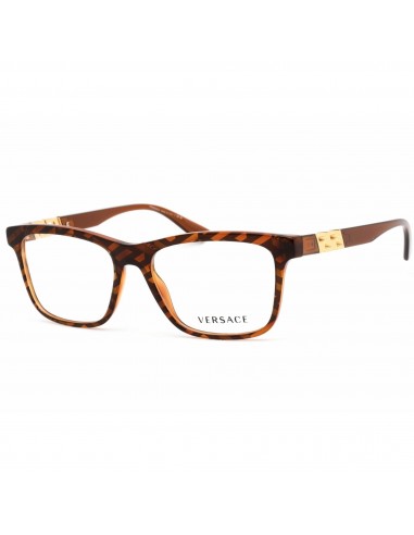 Versace Men's Eyeglasses - Havana Full Rim Plastic Frame Demo Lens | 0VE3319 5354 plus qu'un jeu 