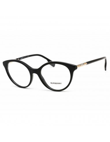 Burberry Women's Eyeglasses - Black Round Acetate Frame Clear Lens | 0BE2349 3001 prix pour 