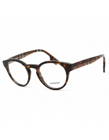 Burberry Unisex Eyeglasses - Dark Havana Round Full Rim Acetate Frame | 0BE2354 3991 Les magasins à Paris et en Île-de-France