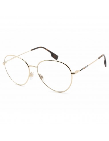 Burberry Women's Eyeglasses - Light Gold Round Metal Frame Clear Lens | 0BE1366 1340 les ligaments