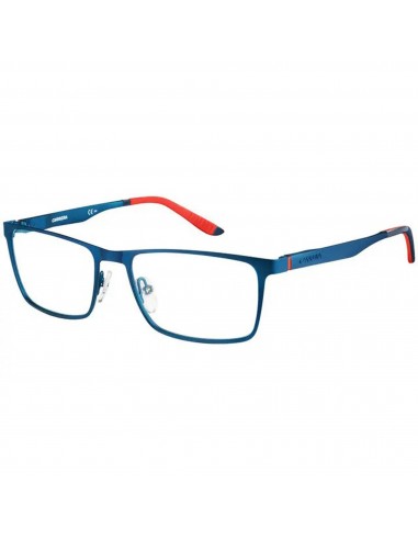 Carrera Men's Eyeglasses - Semi Matte Blue Rectangular Shape Frame | Ca 8811 05R1 00 50-70% off 