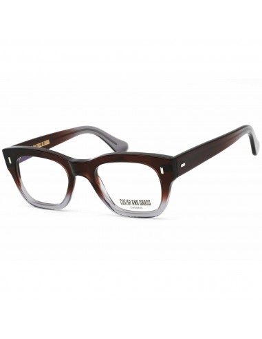 Cutler And Gross Men's Eyeglasses - Red/Brown Square Plastic Full Rim | CG0772 002 50% de réduction en Octobre 2024