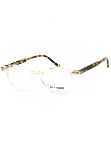 Cutler And Gross Men's Eyeglasses - Yellow Round Frame Clear Demo Lens | CG1312 003 Venez découvrir notre 