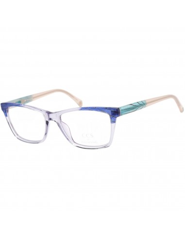 Ccs By Coco Song Unisex Eyeglasses - Clear Lens Blue/Pink/Clear Frame | CCS105 05-09 livraison gratuite