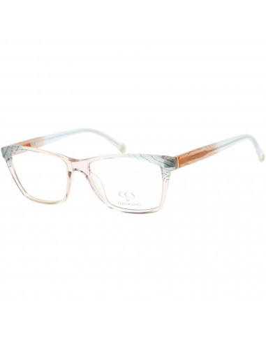 Ccs By Coco Song Unisex Eyeglasses - Clear Lens Sky Blue/Orange Frame | CCS105 04-09 des créatures d'habitude