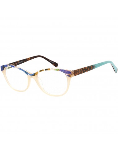 Ccs By Coco Song Unisex Eyeglasses - Clear Lens Multicolor Oval Frame | CCS104 01-09 sur le site 