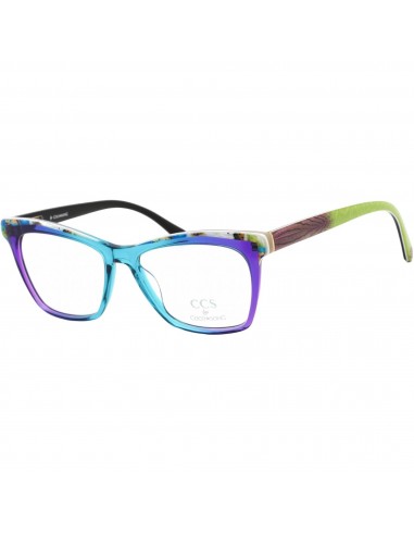 Ccs By Coco Song Unisex Eyeglasses - Multicolor Square Plastic Frame | CCS111 01-09 Les magasins à Paris