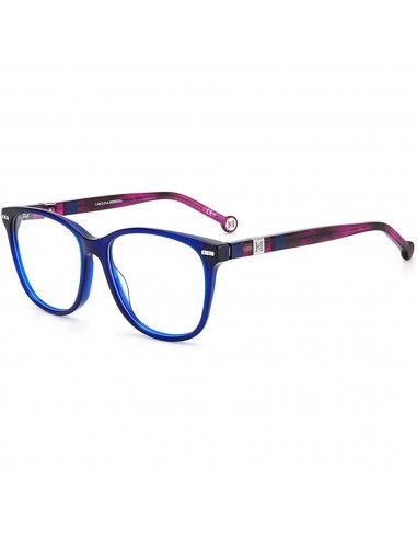 Carolina Herrera Women's Eyeglasses - Blue and Violet Square Frame | CH 0050 0WOI 00 Véritable concentré