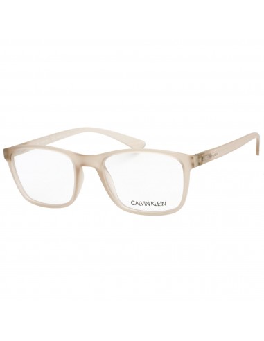 Calvin Klein Unisex Eyeglasses - Matte Crystal Nude Rectangular Frame | CK19571 280 votre