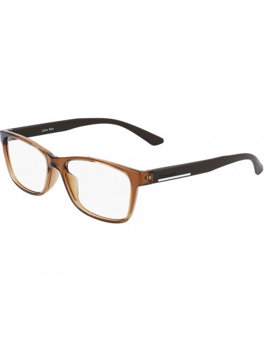 Calvin Klein Unisex Eyeglasses - Crystal Brown Rectangular | CALVIN KLEIN CK20533 210 ou a consommer sur place