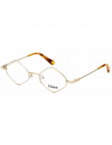 Chloe Women's Eyeglasses - Medium Gold Metal Diamond Frame Clear Lens | CE2158 906 2 - 3 jours ouvrés.