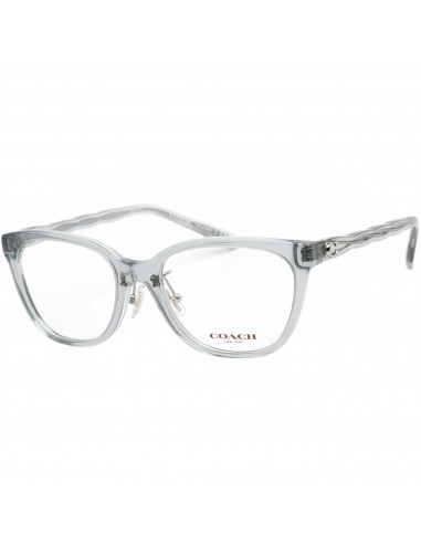 Coach Women's Eyeglasses - Transparent Blue Cat Eye Plastic Frame | 0HC6186F 5682 le concept de la Pate a emporter 