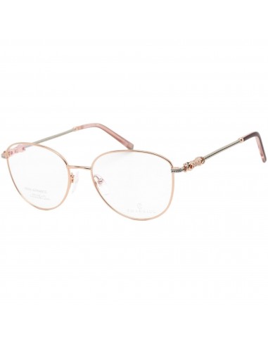 Charriol Women's Eyeglasses - Shiny Pink Gold and Burgundy Oval Frame | PC71031 C03 Découvrez la collection