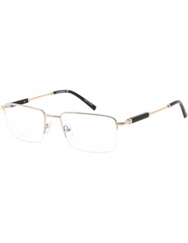 Charriol Women's Eyeglasses - Shiny Silver and Gold Rectangular Frame | PC75071 C02 Voir les baskets