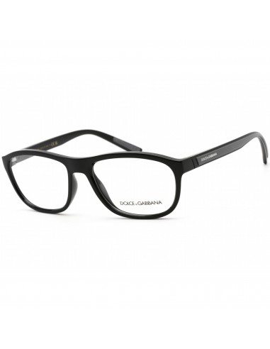 Dolce & Gabbana Men's Eyeglasses - Full Rim Black Oval Plastic Frame | 0DG5073 501 ou a consommer sur place