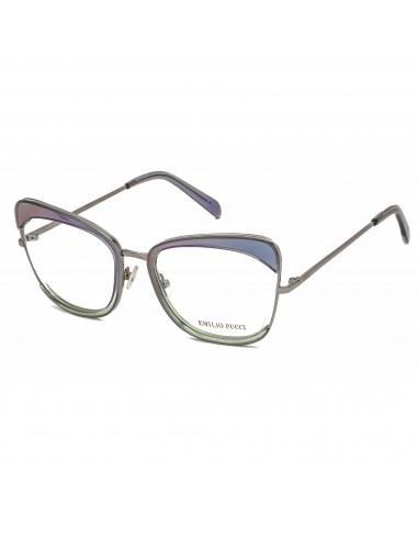 Emilio Pucci Women's Eyeglasses - Blue Cat Eye Full Rim Frame Demo Lens | EP5090 092 ouvre sa boutique