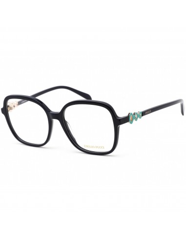 Emilio Pucci Women's Eyeglasses - Shiny Blue Square Shape Plastic Frame | EP5177 090 la colonne vertébrale