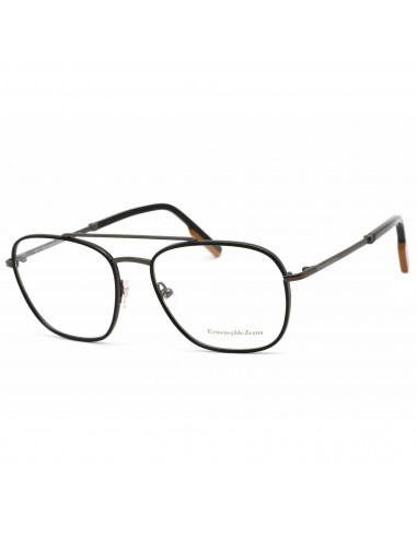 Ermenegildo Zegna Women's Eyeglasses - Matte Gunmetal Aviator Frame | EZ5183 009 de France