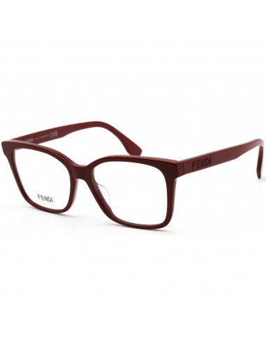 Fendi Women's Eyeglasses - Full Rim Red Rectangular Shape Plastic Frame | FE50016I 066 Comparez plus de prix