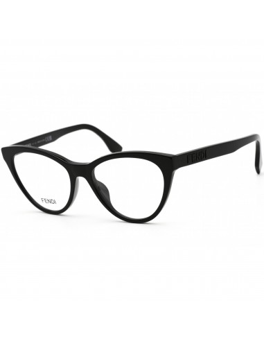 Fendi Women's Eyeglasses - Clear Lens Full Rim Black Cat Eye Frame | FE50017I 001 online