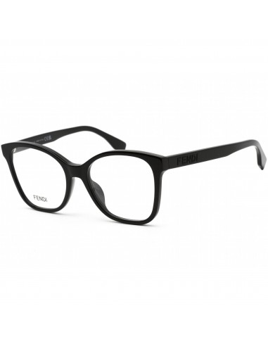 Fendi Women's Eyeglasses - Clear Lens Shiny Black Cat Eye Plastic Frame | FE50018I 001 d'Europe débarque