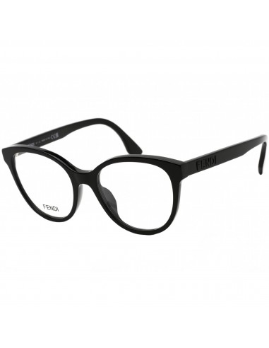 Fendi Women's Eyeglasses - Full Rim Black Cat Eye Shaped Plastic Frame | FE50024I 001 meilleur choix