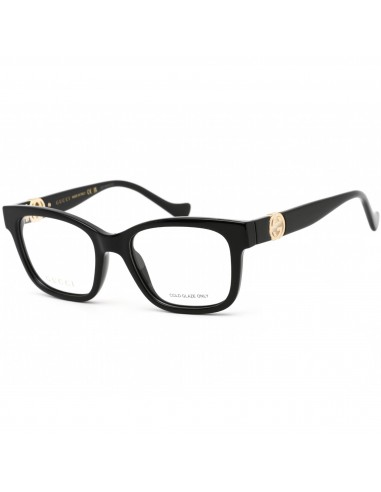 Gucci Men's Eyeglasses - Clear Demo Lens Black Rectangular Shape Frame | GG1025O 004 de technologie