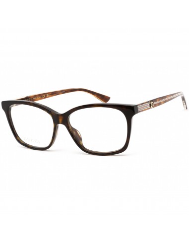 Gucci Women's Eyeglasses - Full Rim Havana Rectangular Plastic Frame | GG0532ON 002 Les magasins à Paris et en Île-de-France