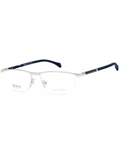 Hugo Boss Men's Eyeglasses - Palladium/Black/Blue Steel Frame | BOSS 1104/F 0010 00 Paris Déstockage Promo