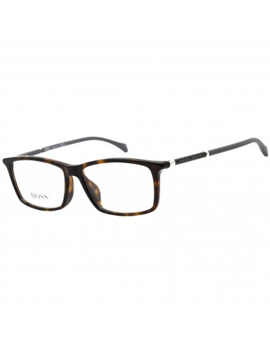 Hugo Boss Unisex Eyeglasses - Clear Lens Havana Rectangular | BOSS 1105/F 0086 00 Les êtres humains sont 