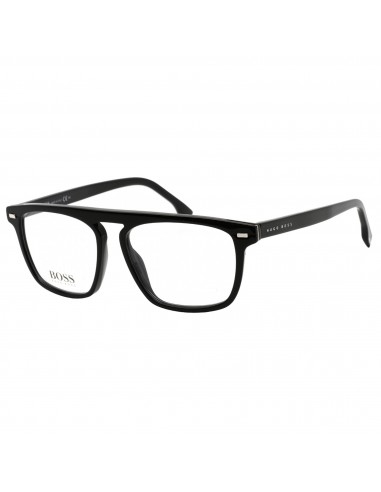 Hugo Boss Men's Eyeglasses - Clear Demo Lens Black Square Frame | BOSS 1128 0807 00 Vous souhaitez 