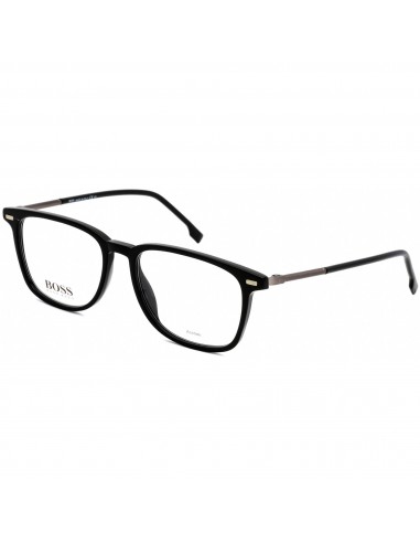 Hugo Boss Men's Eyeglasses - Black and Grey Rectangular Frame | BOSS 1124/U 0807 00 shop