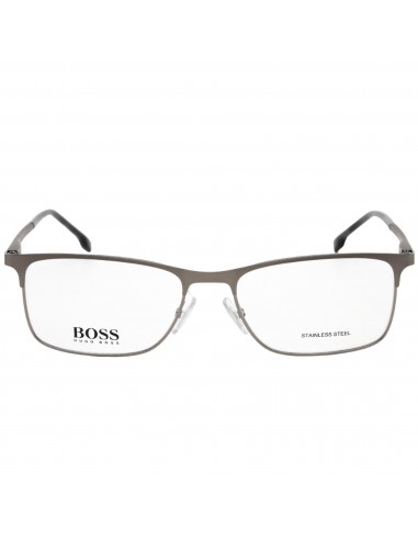 Hugo Boss Men's Eyeglasses - Clear Demo Lens Matte Ruthenium Frame | BOSS 1186 0R81 00 de technologie