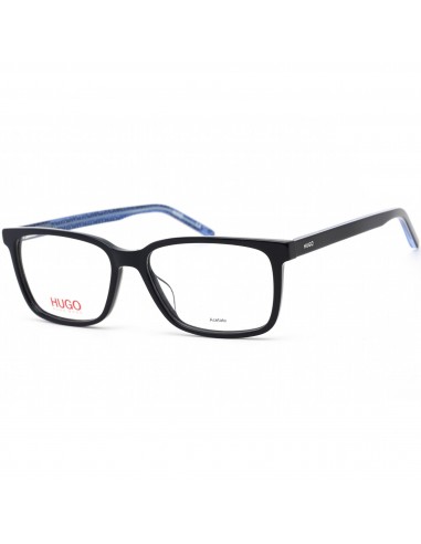 Hugo Men's Eyeglasses - Clear Demo Lens Black/Blue Acetate Frame | HG 1010 0PJP 00 pas cher 