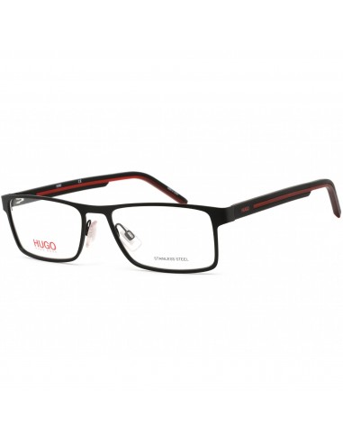 Hugo Men's Eyeglasses - Black/Red Rectangular Shaped Steel Frame | HG 1049 0BLX 00 Toutes les collections ici