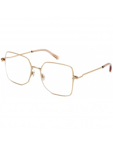 Jimmy Choo Women's Eyeglasses - Gold Geometrical Shape Metal Frame | JC 262 0J5G 00 2023