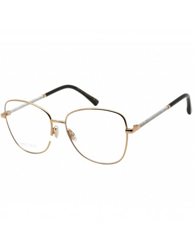 Jimmy Choo Women's Eyeglasses - Clear Demo Lens Gold Black Frame | JC 322 0RHL 00 est présent 