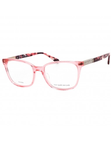 Kate Spade Women's Eyeglasses - Clear Demo Lens Pink Acetate Frame | Davina 035J 00 pas chere