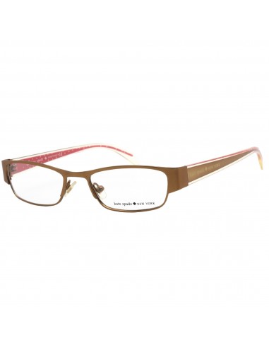 Kate Spade Women's Eyeglasses - Brown/Pink Rectangular Metal Frame | Marissa 0X06 00 Par le système avancé 