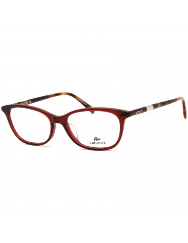 Lacoste Women's Eyeglasses - Clear Demo Lens Burgundy and Havana Frame | L2830 604 Le MVP de beaucoup