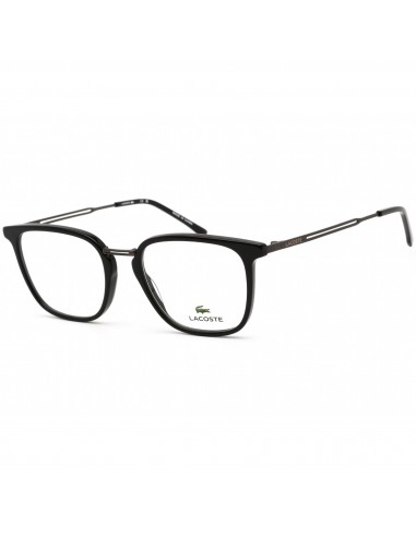 Lacoste Men's Eyeglasses - Fixed Nose Pads Black Square Plastic Frame | L2853PC 001 Venez découvrir notre 