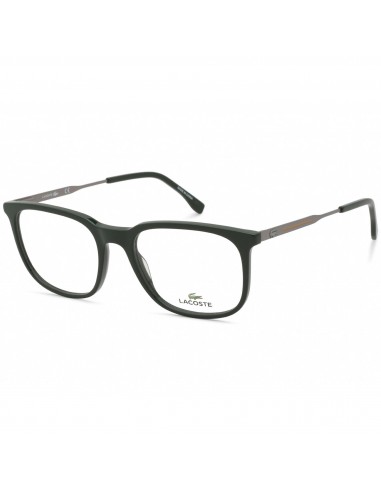 Lacoste Unisex Eyeglasses - Clear Lens Green and Grey Rectangular Frame | L2880 315 Les magasins à Paris et en Île-de-France