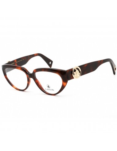 Lanvin Women's Eyeglasses - Clear Demo Lens Havana Red Cat Eye Frame | LNV2600 272 Les êtres humains sont 