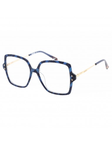 Missoni Women's Eyeglasses - Blue Pattern Metal Butterfly Frame | MIS 0005 0S6F 00 votre