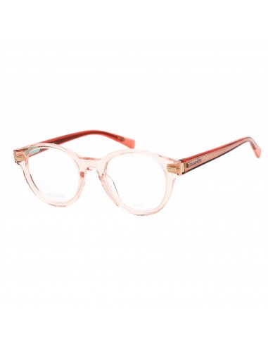 Missoni Women's Eyeglasses - Peach Plastic Round Frame Clear Lens | MIS 0050 0733 00 pas chere