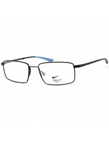 Nike Unisex Eyeglasses - Satin Black/Midnight Navy Rectangular Frame | NIKE 4305 008 JUSQU'A -70%! 