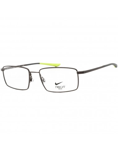 Nike Unisex Eyeglasses - Brushed Gunmetal/Dark Grey Rectangular | NIKE 4305 075 l'achat 