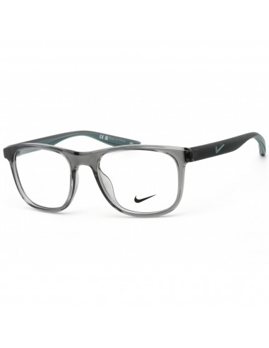 Nike Unisex Eyeglasses - Clear Demo Lens Dark Grey Square Frame | NIKE 7037 034 acheter en ligne