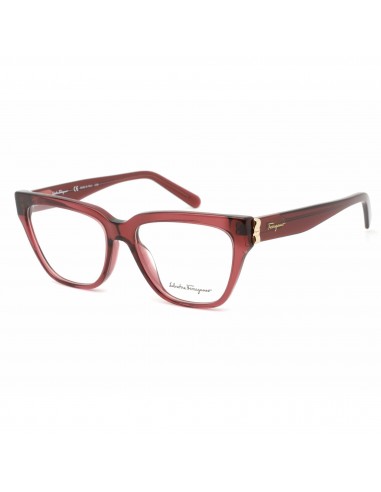 Salvatore Ferragamo Women's Eyeglasses - Burgundy Cat-Eye Plastic Frame | SF2893 604 vous aussi creer 