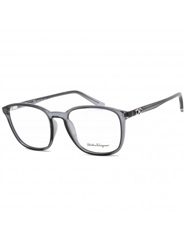 Salvatore Ferragamo Men's Eyeglasses - Crystal Grey Rectangular Frame | SF2895 057 en ligne